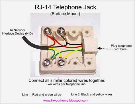 telephone junction box diagram|home phone jack wiring diagram.